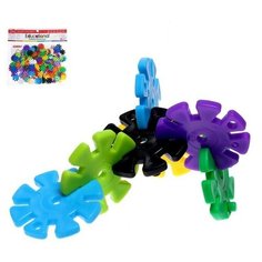 Конструктор обучающий Круглые снежинки, 198 деталей Нет бренда