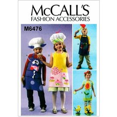 Выкройка McCalls №6476 Детский фартук и колпак Vogue Patterns