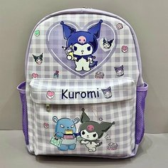 Рюкзак детский универсальный для девочки Kuromi, Куроми фиолетовый Safiel