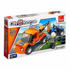 Конструктор Город "Эвакуатор", 124 детали Peizhi