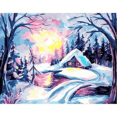 Картина по номерам Зимнее утро 40х50 см АртТойс
