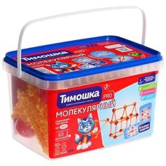Конструктор «Молекулярный», 65 деталей Тимошка