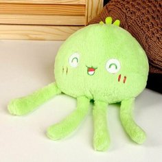Мягкая игрушка Медуза, 17 см, цвет зелёный Китай
