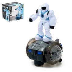 Робот «Патрульный», световые и звуковые эффекты, работает от батареек, цвета микс
