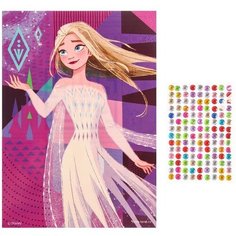 Аппликация стразами "Эльза", Холодное сердце 14,8*21 см Disney