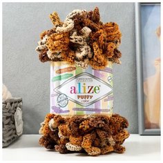 Пряжа "Puffy color" 100 % микрополиэстер 9м/100г (6080) Alize