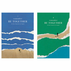 Тетрадь 48л, А5, клетка Greenwich Line "Be together", матовая ламинация, выборочный УФ-лак, евро, 4 штук, 359216