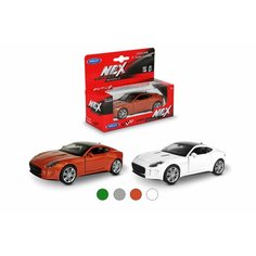 Машинка JAGUAR F-TYPE COUPE / модель машины 1:38 с пружинным механизмом / цвет в ассортименте Welly