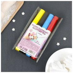 Набор фломастеров с пищевыми красителями 4 цвета 7624364 КондиМир