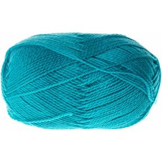 Пряжа Color City Лайка бирюза (318), 75%шерсть меринос/25%шерсть собаки, 300м, 100г, 3шт