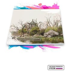 Картина по номерам на холсте Берег Озера, 60 х 70 см Красиво Красим