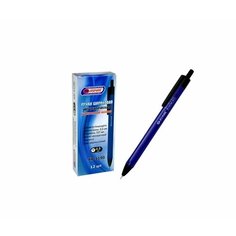 Ручка шариковая автоматическая на масленой основе синяя 0,5 мм, 12 штук Family Joys