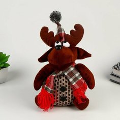 Мягкая игрушка Олень с шарфиком Китай