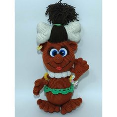 Игрушка мягкая "Кукла - Африканочка ". Ручная работа. без бренда
