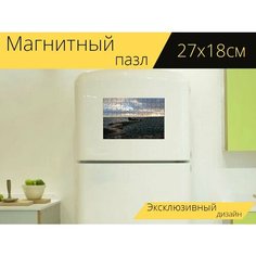 Магнитный пазл "Шотландия, файф, east neuk" на холодильник 27 x 18 см. Lots Prints