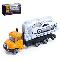 Грузовик металлический «Эвакуатор», с машинкой, инерция, микс Noname