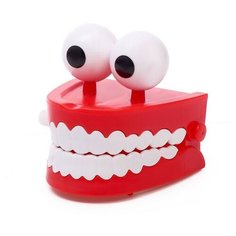 Заводная игрушка «Челюсти с глазами» Noname