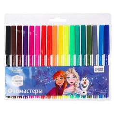 Фломастеры, 18 цветов, Холодное сердце Disney