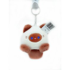Мягкая игрушка брелок кот шар Нет бренда