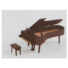 Модель 3D «Пианино» из бумаги с лазерной резкой Noname