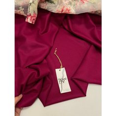 Ткань Костюмно-плательная однотонная фланелевая шерсть, 1 м. Noname