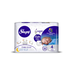 Детские подгузники SLEEPY NATURAL JUMBO PACK ECO NIGHT PANTS № 4 (7-14 кг) 30 шт/уп(5 pack in bale)