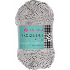 Пряжа Пехорка Весенняя перламутр (276), 100%мерсеризованный хлопок, 250м, 100г, 3шт