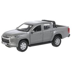 Машинка коллекционная металлическая Mitsubishi L200 Pickup 13 см серый Нет бренда