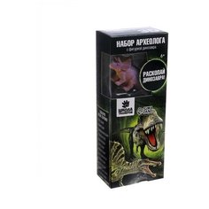 Набор археолога серия с фигуркой-игрушкой динозавра "Трицератопс"./В упаковке шт: 1 Школа талантов