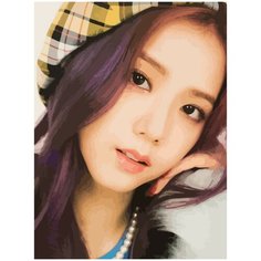 Картина по номерам на холсте BLACKPINK Kpop Jisoo - 949 30X40