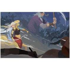 Картина по номерам на холсте Banner Saga - 681