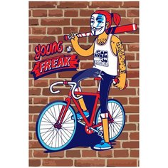 Картина по номерам на холсте граффити анонимус из 2015 - 1634 40X60