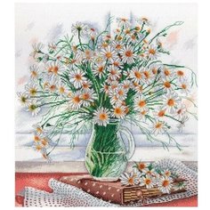 Набор для вышивания "Нежность полевых цветов", 31x30 см, МП-студия М.П.Студия