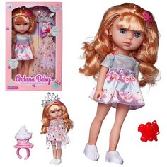 Кукла Junfa Ardana Baby блондинка с диадемой 32,5 см Китай