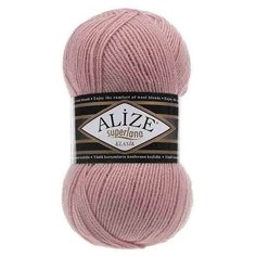 Пряжа Alize Superlana klasik (Суперлана Классик) - 3 мотка 161 пудра 25% шерсть, 75% акрил 280м/100г
