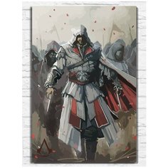 Картина по номерам на холсте Игра Witcher Assassins creed (PS 5, PS 4, PS 3, Xbox 360, Xbox ONE, PC, ios) - 9519 Г 60x40