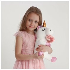 Мягкая игрушка «Единорожка» с цветами Milo Toys