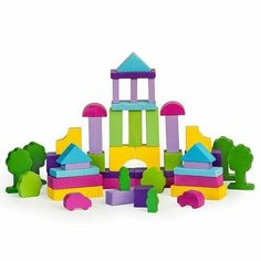 Деревянный конструктор Краски Дня Вечер 55 дет. 6674-32 Нет бренда