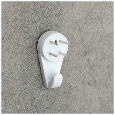 Крепление для картины ЗАО Пластик "Без гвоздя", большое, цвет белый./В упаковке шт: 50