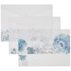 Папка-конверт на кнопке Bloom Attache Selection A4 PP 3 шт/уп
