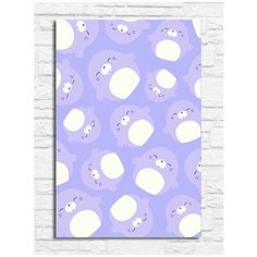 Картина по номерам на холсте тюлени (для детей, простые, животные, милота, узор, морские котики) - 10235 В 20х30