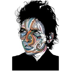 Картина по номерам на холсте Bob Dylan - 4 40X60
