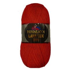Пряжа HIMALAYA LANA LUX 800 (Хималая лана люкс 800) цвет: 74612 красный, 50% шерсть, 50% акрил, 100г, 800м, 1 моток