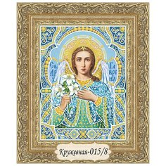 Набор для вышивания бисером в кружевной технике, икона Архангел Гавриил Художественные Мастерские