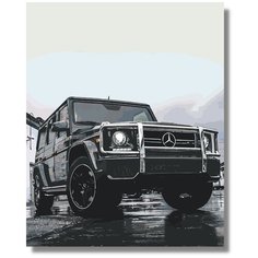 Картина по номерам "Машина Autocar G-Wagen" холст 40х60