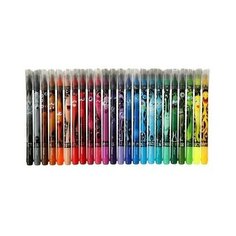 Фломастеры 24цв Maped Colorpeps Monster смываемые, с заблокир. пишущ. узлом, карт. футляр Maped 6778813