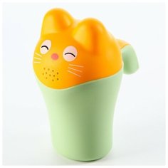 Ковш для купания "Котенок", цвет зеленый ЛАС ИГРАС