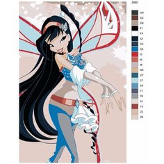 Картина по номерам Z-480 "Винкс. Муза" 60x90 Brushes Paints