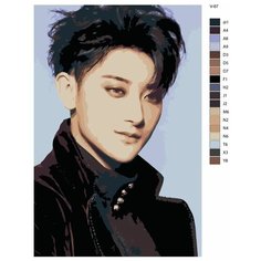 Картина по номерам V-67 "K-pop EXO. Участник группы" 50х70 Brushes Paints