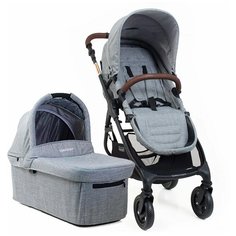 Универсальная коляска Valco Baby Snap 4 Ultra Trend (2 в 1), Grey marle, цвет шасси: черный
